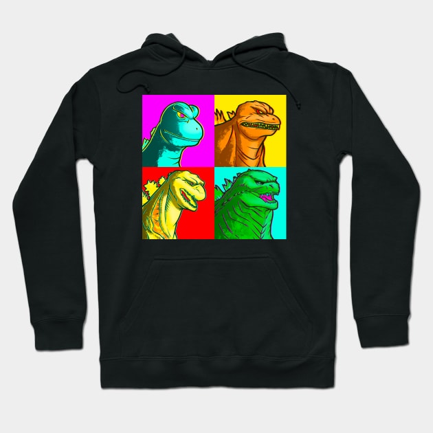 Popzilla! Hoodie by juanotron